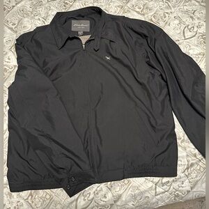Eddie Bauer Golf Black Full Zip Jacket XLT